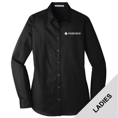 Parkview 2025 - Ladies Long Sleeve Carefree Poplin Shirt Thumbnail