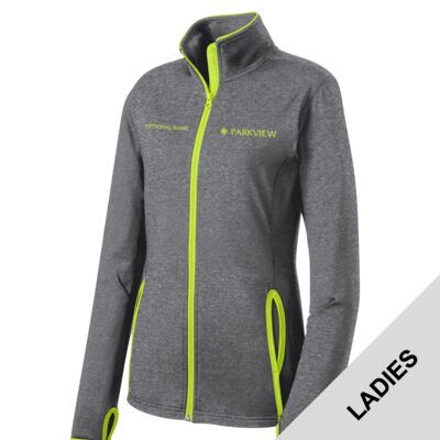 NURSES Parkview - Ladies Sport Wick ® Stretch Contrast Full Zip Jacket Thumbnail