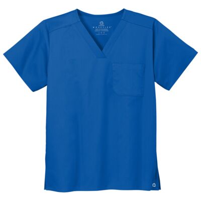 LABS - Parkview Main - Unisex WorkFlex Chest Pocket V Neck Top Thumbnail