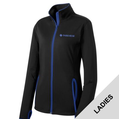 2025 Refresh LABS - Ladies Sport Wick ® Stretch Contrast Full Zip Jacket Thumbnail